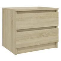 Naktinis staliukas VLX Bed Cabinet, ąžuolo, 39x50x43.5 cm