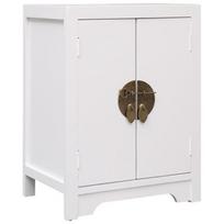 Naktinis staliukas VLX 284073, baltas, 38x28x52 cm