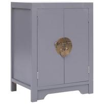 Naktinis staliukas VLX 284072, pilkas, 38x28x52 cm