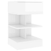 Naktinis staliukas VLX 808660, baltas, 40x35x65 cm
