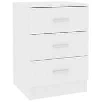 Naktinis staliukas VLX 800450, baltas, 38x35x56 cm