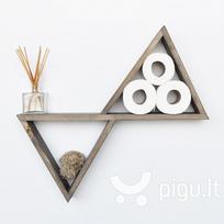Drabužių kabykla Kalune Design AA 004, ruda
