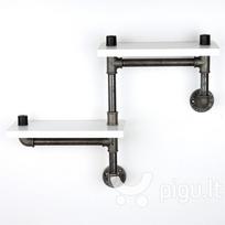 Lentyna Kalune Design BoruRaf243, balta/juoda