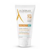 spf 50 fluidas - A-Derma Protect AC Mattifying Fluid Spf50 + 40ml - 1 nuotrauka