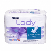  SENI LADY įklotai nelaikantiems šlapimo  EXTRA PLUS, 15 vnt.