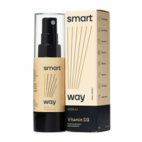  SMART WAY purškiamas maisto papildas VITAMINAS D3, 4000 TV, mėtų ir citrinų skonio, 30 ml