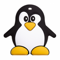  AKUKU silikoninis kramtukas PENGUIN, 1 vnt.