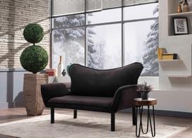 Kalune Design 2-sėdynė sofa-lova Chatto - Juodas