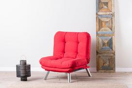 Kalune Design 1 sėdynės sofa Misa Solo - Raudona