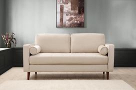 Kalune Design 2-sėdynė sofa Rome - rusvai gelsvas