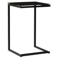 Kavos staliukas VLX Side Table 322784, juodas, 400 mm x 400 mm x 600 mm