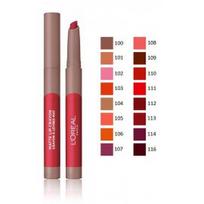 Loreal Infallible Matte Lip Crayon matinės lūpų kreidelės/dažai 2.5 g. - 107 Sizzling Sugar