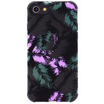 Fusion Accessories "Leaves Silicone Case Galaxy A72 / A72 5G" Black - Purple