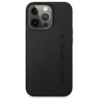iphone 13 odinis deklas - AMG "Leather Back Case iPhone 13 / 13 Pro" Black - 1 nuotrauka