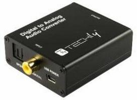 adapteris 3.5mm 2 x 3.5mm - TECHLY Digital to Analog Audio Converter | 361643 - 1 nuotrauka