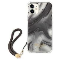 iphone 12 mini dekliukas - Guess "GUHCP12SKSMAGR TPU Marble Case iPhone 12 mini" Grey - 1 nuotrauka