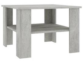 Kavos staliukas VLX Coffee Table, pilkas, 600 mm x 600 mm x 420 mm