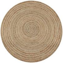 Kilimas VLX Jute 245338, smėlio, 150 cm x 150 cm