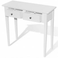 VLX Dressing Console Table, baltas, 790 mm x 300 mm x 740 mm