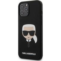 Karl Lagerfeld "KLHCP12LSLKHBK Head Silicone Cover iPhone 12 Pro Max" Black