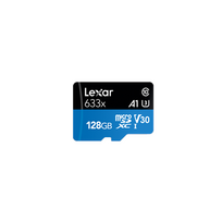 Pirkti Lexar Micro SDXC 128GB Class 10 V30 U3 UHS-I LSDMI128BB633A - Photo 1
