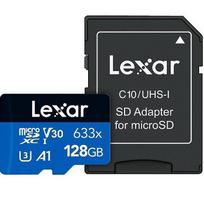 Pirkti Lexar Micro SDXC 128GB Class 10 V30 U3 UHS-I LSDMI128BB633A - Photo 2