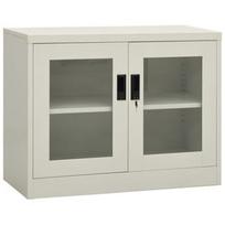 Biuro spinta VLX Steel 335927, šviesiai pilka, 90 x 40 x 70 cm