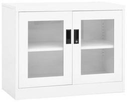 Biuro spinta VLX Steel 335926, balta, 40 x 90 x 70 cm