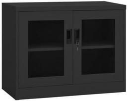 Biuro spinta VLX Steel 335929, antracito, 40 x 90 x 70 cm