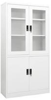 Biuro spinta VLX Steel 335946, balta, 40 x 90 x 180 cm