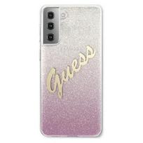 Guess "GUHCS21MPCUGLSPI PC/ TPU Vintage Cover Galaxy S21 Plus" Gradient Pink