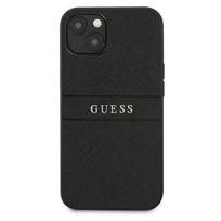 Guess "GUHCP13XPSASBBK Saffiano Stripe Back Case iPhone 13 Pro Max" Black