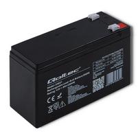 baterija 12v - Qoltec Gel Battery 12V 9Ah 90A AGM - 2 nuotrauka