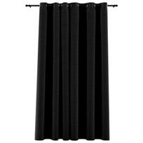 Naktinės užuolaidos VLX Linen-Look Blackout 321163, antracito, 2900 mm x 2450 mm