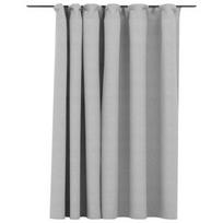Naktinės užuolaidos VLX Linen-Look Blackout 321175, pilkos, 2900 mm x 2450 mm