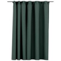 Naktinės užuolaidos VLX Linen-Look Blackout 321191, žalios, 2900 mm x 2450 mm