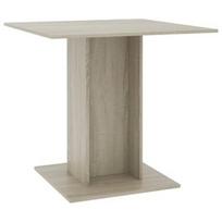 Valgomojo stalas VLX, rudas, 800 mm x 800 mm x 750 mm