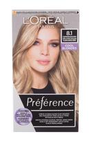 Loreal Préférence ilgalaikiai plaukų dažai - 8.1 Light Ash Blonde