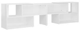 TV staliukas VLX TV Cabinet High Gloss 808365, baltas, 1490 mm x 300 mm x 520 mm