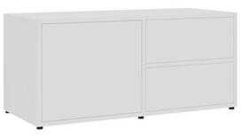 TV staliukas VLX TV Cabinet 801850, baltas, 340 mm x 800 mm x 360 mm