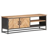 TV staliukas VLX 323524, rudas/pilkas, 1200 mm x 300 mm x 400 mm