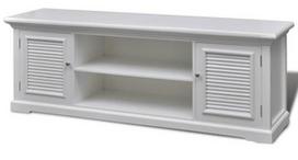 TV staliukas VLX TV Stand, baltas, 1210 mm x 305 mm x 417 mm
