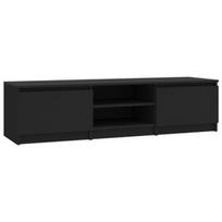 TV staliukas VLX, juodas, 1400 mm x 400 mm x 355 mm