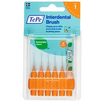 tepe tarpdanciu sepeteliai 0 45 - Tepe tarpdančių šepetėliai 0.45 mm, oranžiniai, N6 - 1 nuotrauka