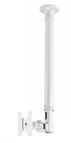 lubinis tv stovas - NEWSTAR FLAT SCREEN CEILING MOUNT (HEIGHT: 79-129 CM) 10-30" WHITE - 1 nuotrauka
