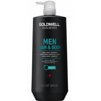 Goldwell Dualsenses For Men Hair & Body šampūnas ir dušo gelis vyrams - 1000 ml.