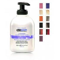 Inebrya KroMask Nourishing Colour Mask dažanti plaukų kaukė 300 ml. - Cherry Red