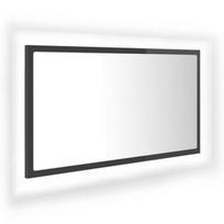 Veidrodis VLX LED High Gloss, su apšvietimu, kabinamas, 80 cm x 37 cm