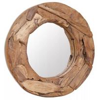 Veidrodis VLX Teak 244560, kabinamas, 60 cm x 60 cm