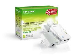 tp link av600 wi fi powerline - TP-Link TL-WPA4220 Powerline Extender Twin Pack - 20 nuotrauka